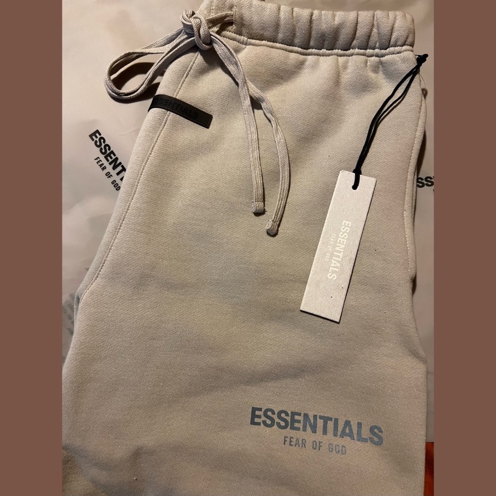 FEAR OF GOD Tan Sweat Shorts